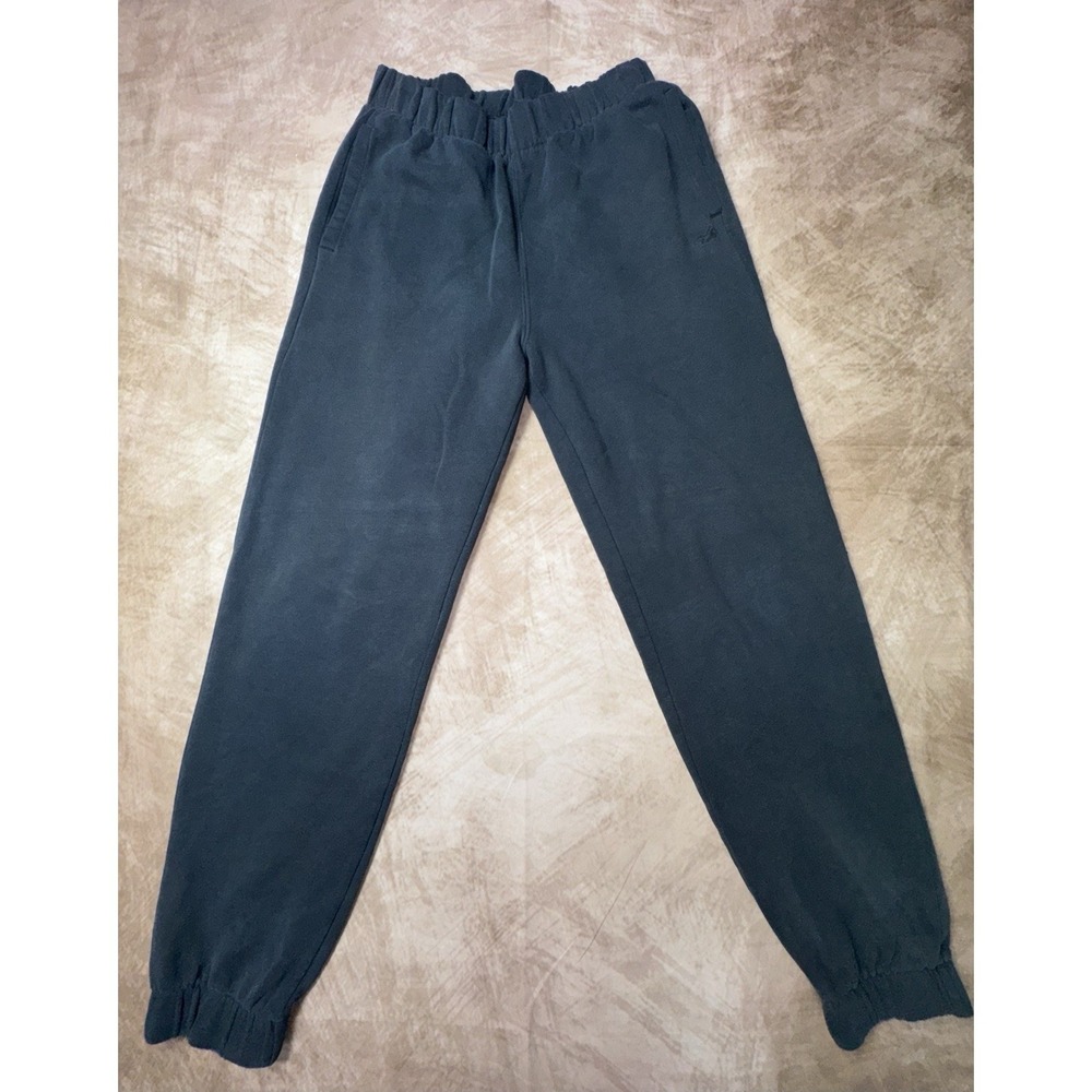Hollister Sweatpants Womens XS Black Fleece Joggers Elastic High Waist Lounge